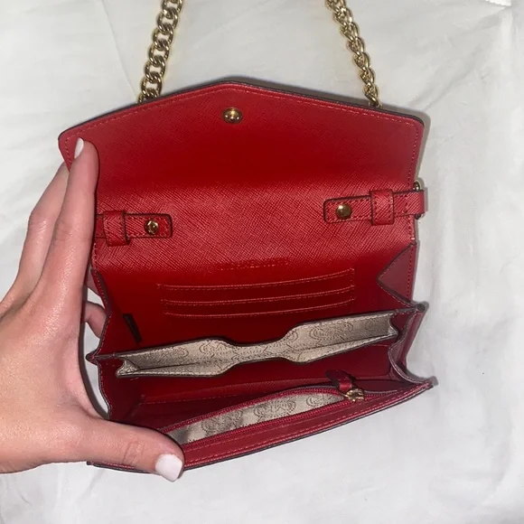 Michael Kors Red Cross Body Bag - Picture 4 of 6